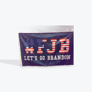Flag # FJB Lets Go Brandon Blue