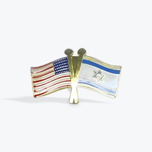 Pin Israel/US Flag
