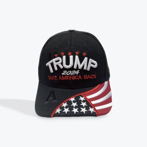 Hat Take America Back Partial Flag Black