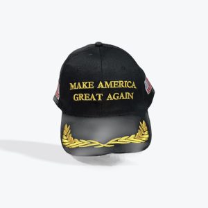 Hat MAGA Olive Leaves Black