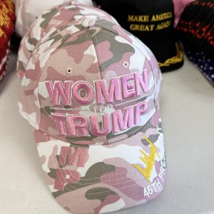 Hat Women for Trump Pink Camo