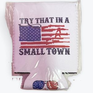 Koozie Small Town White
