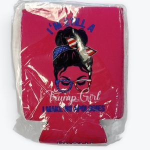 Koozie Trump Girl Pink