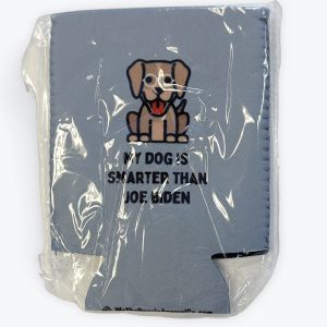 Koozie Dog Smarter Gray