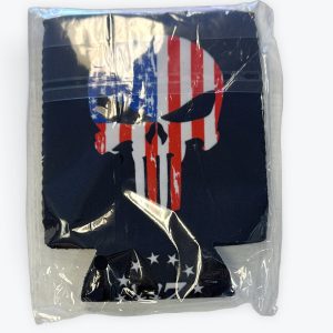 Koozie Punisher Flag Black