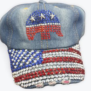 Rhinestone Elephant Bluejean